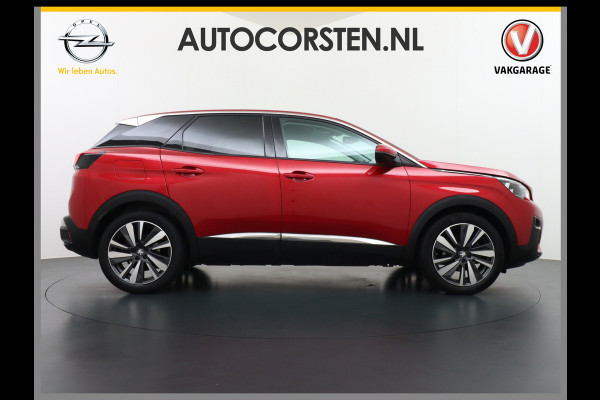 Peugeot 3008 T131PK AUT-8 Elek.Stoel+Memory+Verwarmd Trekhaak Navi Cruise Apple Carplay Android 19" Ecc 360°Camera PDC Elek.Achterklep DAB Co Led Keyless Lane Departure Privacy Glas Regen-Lichtsensor Draadloze lader Pack City Bluetooth Nieuwprijs €39.459,- Origineel Nederlandse Auto Riem vervangen !