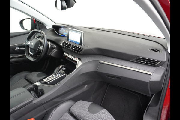 Peugeot 3008 T131PK AUT-8 Elek.Stoel+Memory+Verwarmd Trekhaak Navi Cruise Apple Carplay Android 19" Ecc 360°Camera PDC Elek.Achterklep DAB Co Led Keyless Lane Departure Privacy Glas Regen-Lichtsensor Draadloze lader Pack City Bluetooth Nieuwprijs €39.459,- Origineel Nederlandse Auto Riem vervangen !