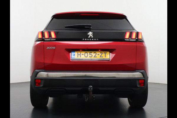 Peugeot 3008 T131PK AUT-8 Elek.Stoel+Memory+Verwarmd Trekhaak Navi Cruise Apple Carplay Android 19" Ecc 360°Camera PDC Elek.Achterklep DAB Co Led Keyless Lane Departure Privacy Glas Regen-Lichtsensor Draadloze lader Pack City Bluetooth Nieuwprijs €39.459,- Origineel Nederlandse Auto Riem vervangen !