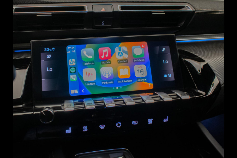 Peugeot 508 1.2 PureTech GT (PANORAMADAK,APPLE CARPLAY,NAVI,STOELVERWARMING,SFEERVERLICHTING,CAMERA,3D VIEW,XENON,PDC,BLACK PACK)
