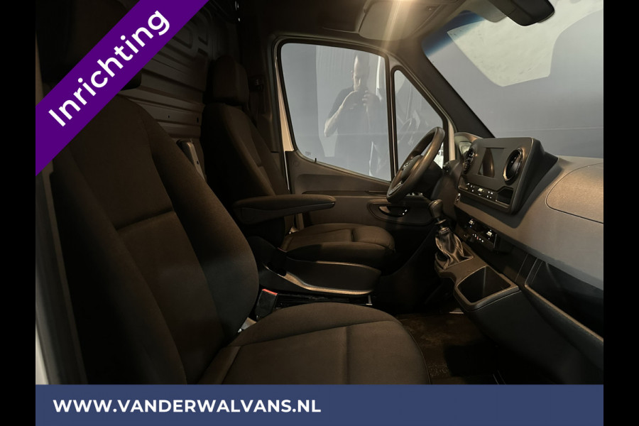 Mercedes-Benz Sprinter 316 CDI 164pk 3500kg Trekhaak L2H1 Inrichting Euro6 Airco | Camera | Apple Carplay | Android Auto Cruisecontrol, Parkeersensoren