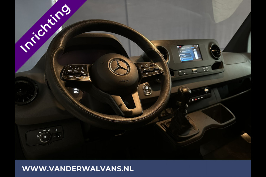Mercedes-Benz Sprinter 316 CDI 164pk 3500kg Trekhaak L2H1 Inrichting Euro6 Airco | Camera | Apple Carplay | Android Auto Cruisecontrol, Parkeersensoren