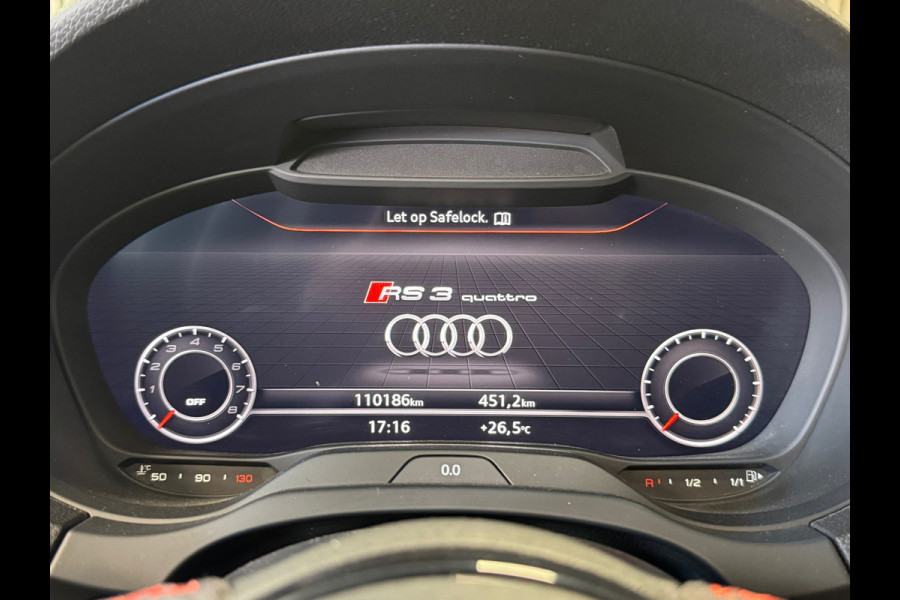 Audi A3 Limousine 2.5 TFSI RS 3 quattro AUT. PANORAMADAK VIRTUAL COCKPIT LEDER NAVIGATIE STOELVERWARMING PDC AIRCO CRUISE