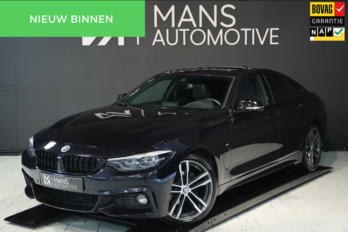 BMW 4 Serie Gran Coupé 420i M Sport / PANODAK / LEDER / CAMERA / KEYLESS / STOELVER. BMW 4 Serie Gran Coupé 420i M Sport / PANODAK / LEDER / CAMERA / KEYLESS / STOELVER.