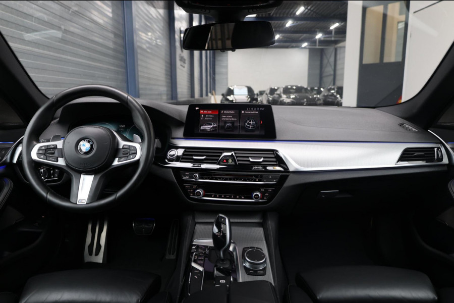 BMW 5 Serie 530e iPerformance M-Sport LED/VIRTUAL/SFEER/PANO/LEER+S.VERWARMING+MEMORY/LMV/CAM/CRUISE/ECC/12 MND GARANTIE!