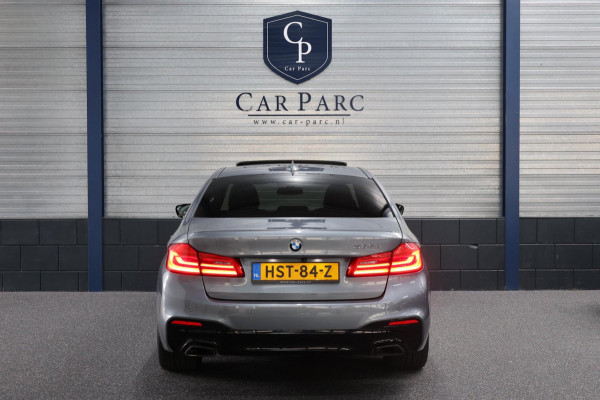 BMW 5 Serie 530e iPerformance M-Sport LED/VIRTUAL/SFEER/PANO/LEER+S.VERWARMING+MEMORY/LMV/CAM/CRUISE/ECC/12 MND GARANTIE!