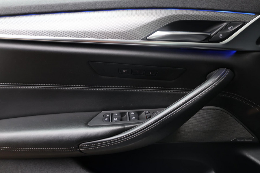 BMW 5 Serie 530e iPerformance M-Sport LED/VIRTUAL/SFEER/PANO/LEER+S.VERWARMING+MEMORY/LMV/CAM/CRUISE/ECC/12 MND GARANTIE!
