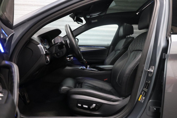 BMW 5 Serie 530e iPerformance M-Sport LED/VIRTUAL/SFEER/PANO/LEER+S.VERWARMING+MEMORY/LMV/CAM/CRUISE/ECC/12 MND GARANTIE!