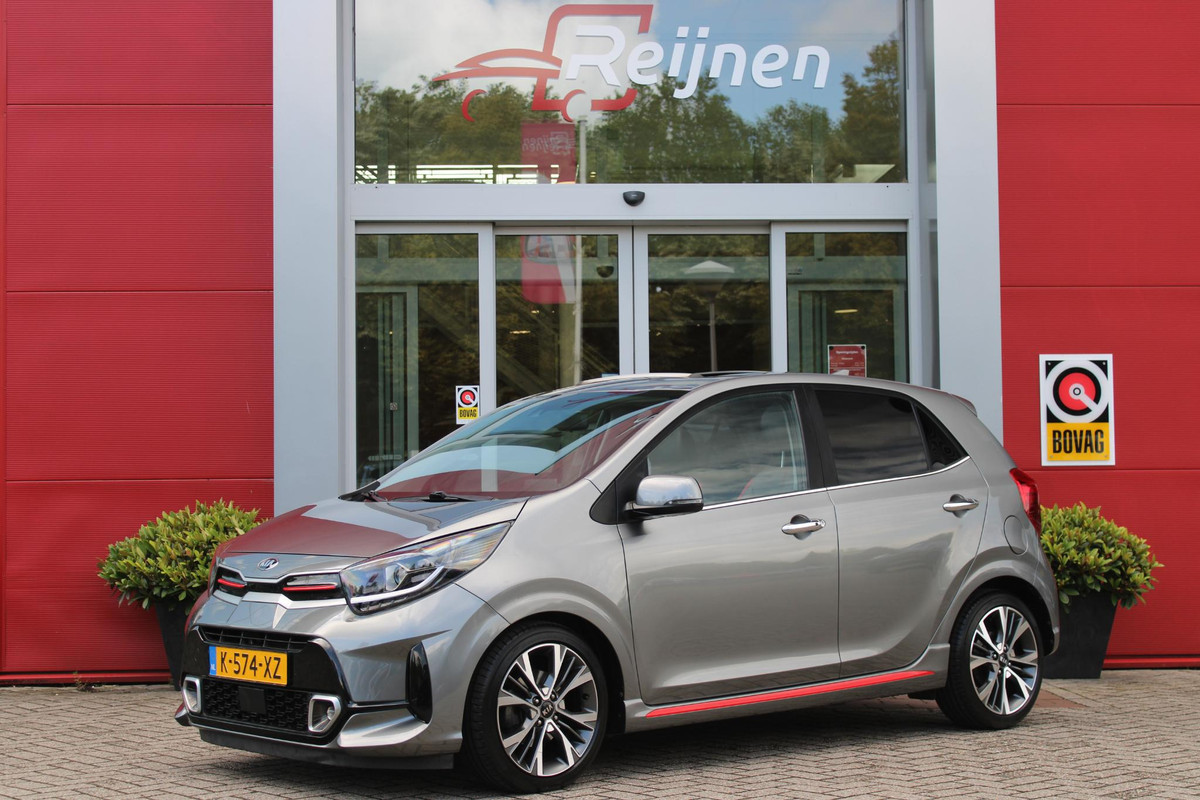 Kia Picanto 1.0 T-GDi 100PK GT-LINE | PANORAMISCH SCHUIF/KANTEL DAK | STOEL/STUUR VERWARMING | CLIMATE CONTROL | ADAPTIVE CRUISE CONTROL | ACHTERUITRIJ CAMERA | LICHTMETALEN VELGEN 16" | LANE ASSIST | APPLE CARPLAY/ANDROID AUTO | NAVIGATIE | DRAADLOZE TELEFOONLADER | DAB+ RADIO | KEYLESS ENTRY | Kia Picanto 1.0 T-GDi 100PK GT-LINE | PANORAMISCH SCHUIF/KANTEL DAK | STOEL/STUUR VERWARMING | CLIMATE CONTROL | ADAPTIVE CRUISE CONTROL | ACHTERUITRIJ CAMERA | LICHTMETALEN VELGEN 16" | LANE ASSIST | APPLE CARPLAY/ANDROID AUTO | NAVIGATIE | DRAADLOZE TELEFOONLADER | DAB+ RADIO | KEYLESS ENTRY |