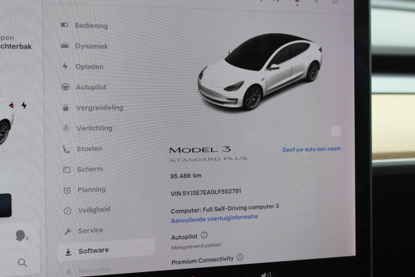 Tesla Model 3 Standard RWD Plus 60 kWh / Autopilot / Panoramadak / Camera / Premium Audio / 18'' / Leder