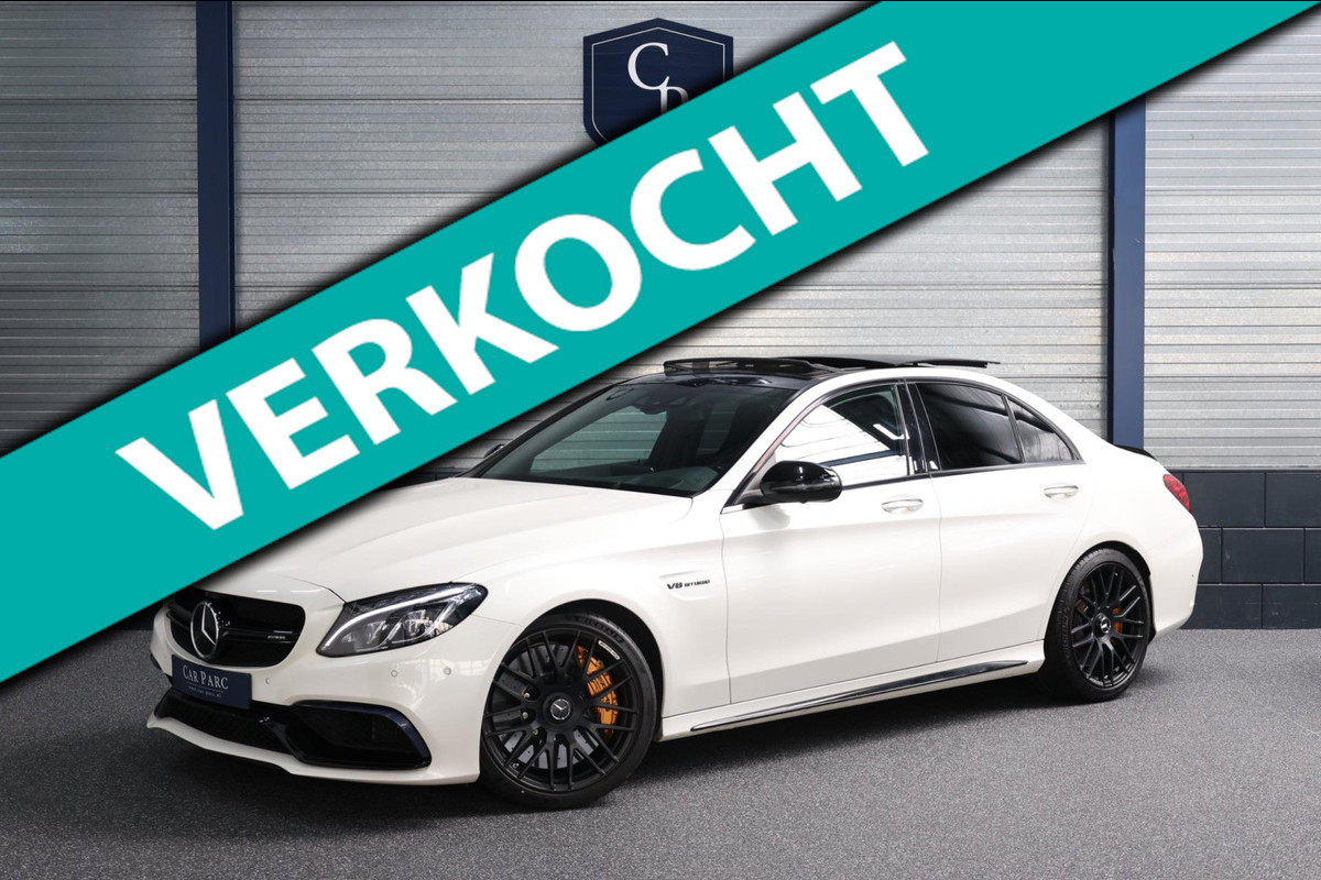 Mercedes-Benz C-Klasse AMG 63 S 510+PK KERAMISCH/KUIPSTOELEN/SFEER/PANO/LEER+S.VERWARMING/19" LMV/360 CAM/ACC/ECC/12 MDN GARANTIE! Mercedes-Benz C-Klasse AMG 63 S 510+PK KERAMISCH/KUIPSTOELEN/SFEER/PANO/LEER+S.VERWARMING/19" LMV/360 CAM/ACC/ECC/12 MDN GARANTIE!