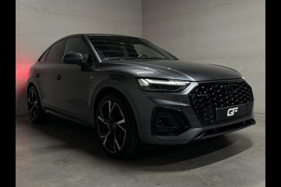 Audi Q5 Sportback 55 TFSI e BlackEdition S-Line Luchtvering Sfeer. Carplay