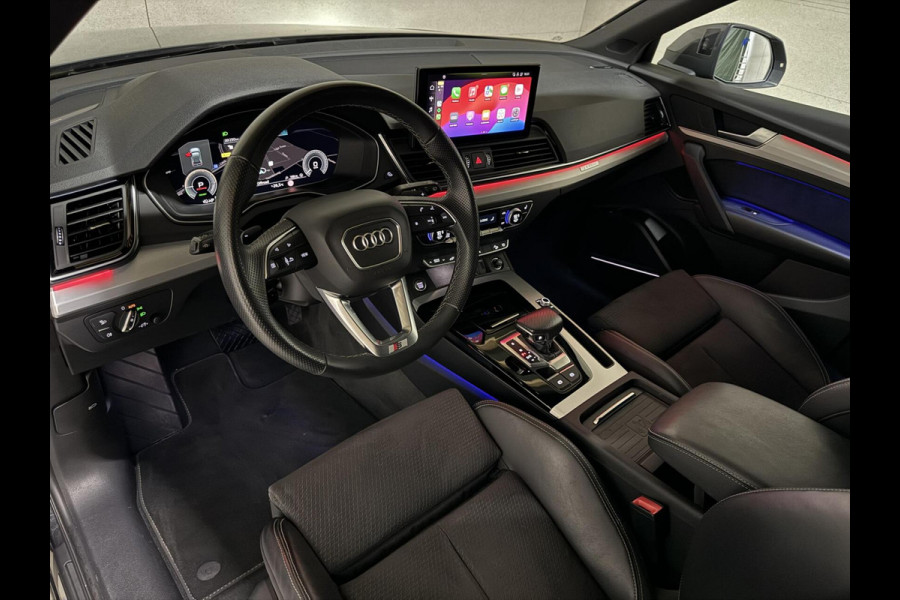 Audi Q5 Sportback 55 TFSI e BlackEdition S-Line Luchtvering Sfeer. Carplay