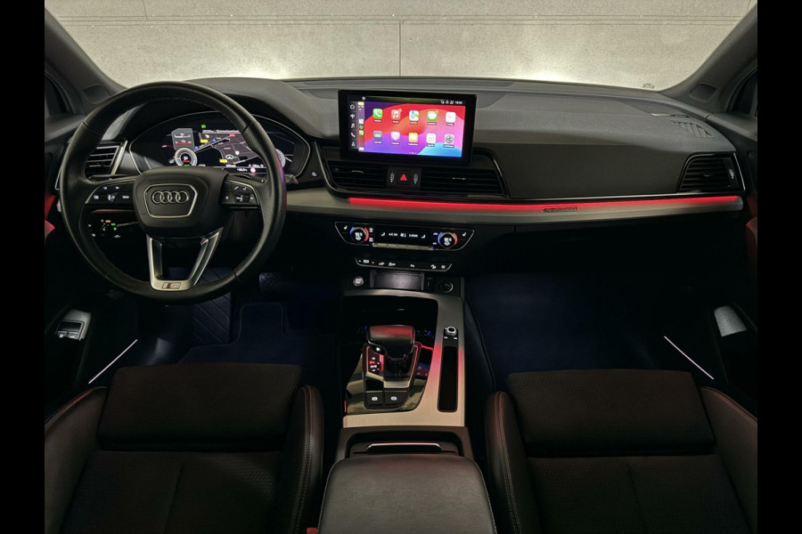 Audi Q5 Sportback 55 TFSI e BlackEdition S-Line Luchtvering Sfeer. Carplay