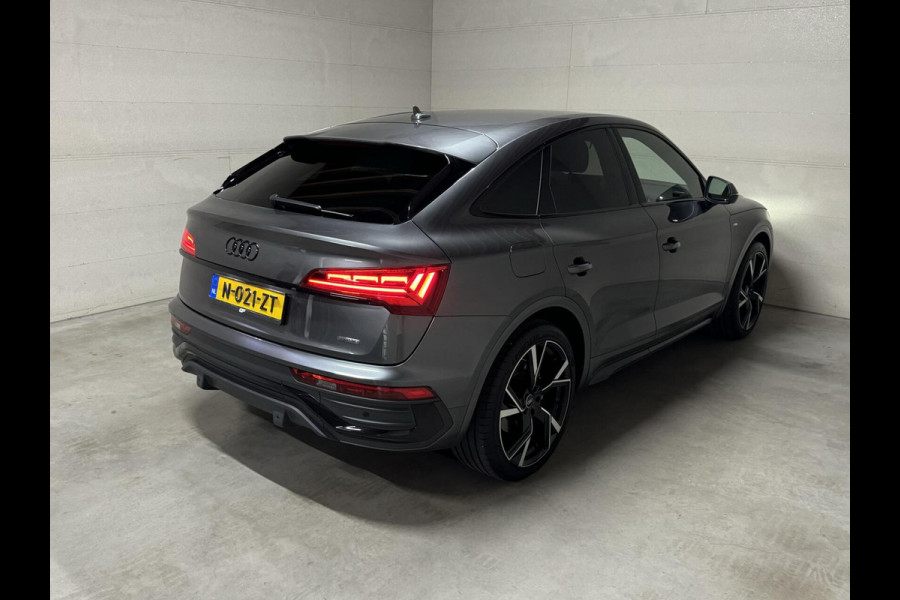 Audi Q5 Sportback 55 TFSI e BlackEdition S-Line Luchtvering Sfeer. Carplay