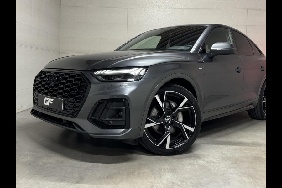 Audi Q5 Sportback 55 TFSI e BlackEdition S-Line Luchtvering Sfeer. Carplay