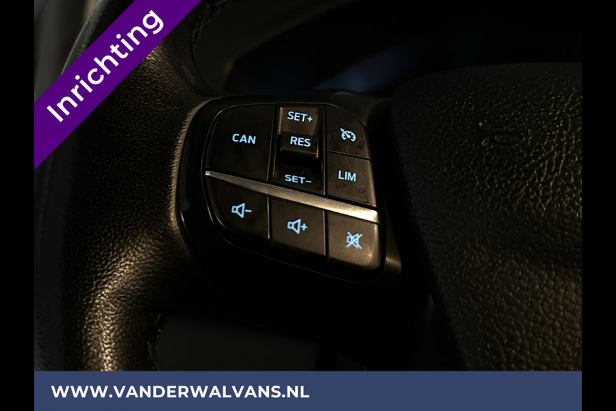 Ford Transit Custom 2.0 TDCI 130pk L2H1 Inrichting Euro6 Airco | Camera | LED | Apple Carplay | Android Auto | 2800kg Trekhaak Cruisecontrol, Parkeersensoren, Verwarmde voorruit, Bijrijdersbank