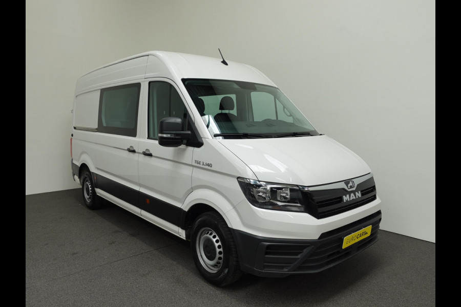 MAN TGE 3.140 2.0 TDI 140pk Dubbele Cabine L3H3 7 persoons Navigatie Apple Carplay/Android Auto Trekhaak Cruise Control Bluetooth Airco Camera