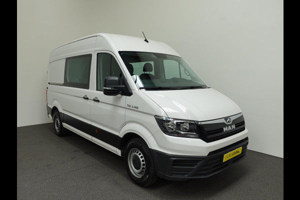 MAN TGE 3.140 2.0 TDI 140pk Dubbele Cabine L3H3 7 persoons Navigatie Apple Carplay/Android Auto Trekhaak Cruise Control Bluetooth Airco Camera