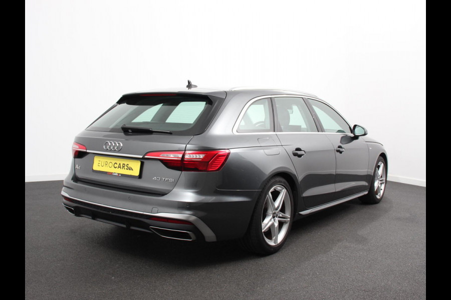 Audi A4 Avant 40 TFSI S-Tronic Climate control Adaptive cruise control Navigatie Parkeersensoren Stoelverwarming Elektrische achterklep Apple Carplay/ Android Auto