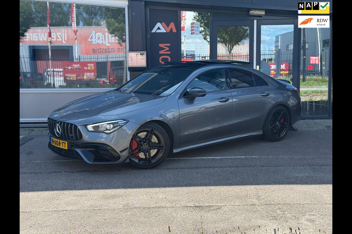 Mercedes-Benz CLA-Klasse AMG 45 S 4MATIC+ Premium Plus | Pano | Cruise | Mercedes-Benz CLA-Klasse AMG 45 S 4MATIC+ Premium Plus | Pano | Cruise |