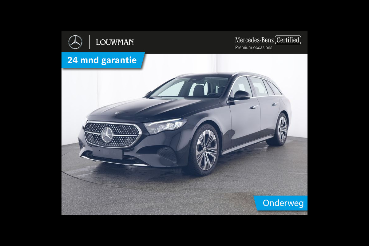 Mercedes-Benz E-Klasse Estate 300 e Plug-In Hybride | Distronic | Stoel en Stuurverwarming | Led koplampen | Achteruitrijcamera | Apple CarPlay | Inclusief 24 maanden MB Certified garantie voor Europa.