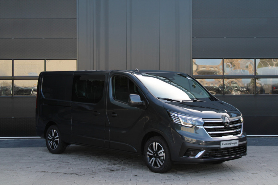 Renault Trafic 2.0 Blue dCi 170pk T29 L2H1 Extra DC - 2x Schuifdeur - Carplay - LED - Blind Spot - Navigatie - Camera - Trekhaak - Stoelverwarm