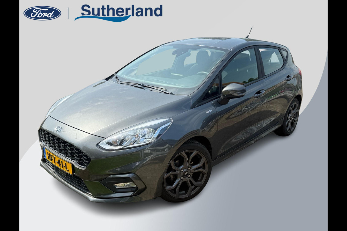 Ford Fiesta 1.0 EcoBoost ST-Line 100pk Automaat | Cruise control | Apple Carplay / Android Auto | Parkeersensoren achter | 17 inch lichtmetaal Ford Fiesta 1.0 EcoBoost ST-Line 100pk Automaat | Cruise control | Apple Carplay / Android Auto | Parkeersensoren achter | 17 inch lichtmetaal