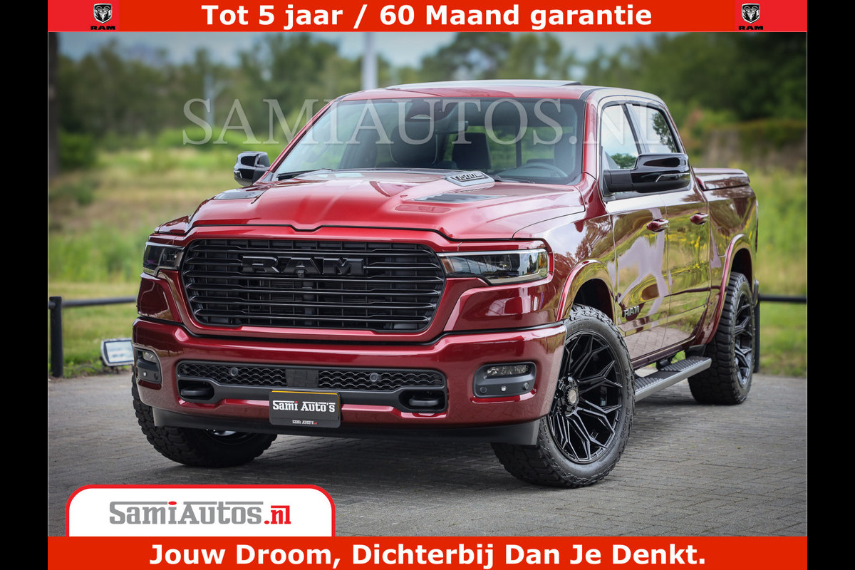Dodge Ram 1500 Laramie Sport | 420HP 636NM | Stoere Sport en indrukwekkende kleur | Comfortabele Dubbele Cabine met Royale 5 Zitplaatsen | Nu Leverbaar uit Voorraad | Voorraad Nr 2218 - 3854 Dodge Ram 1500 Laramie Sport | 420HP 636NM | Stoere Sport en indrukwekkende kleur | Comfortabele Dubbele Cabine met Royale 5 Zitplaatsen | Nu Leverbaar uit Voorraad | Voorraad Nr 2218 - 3854