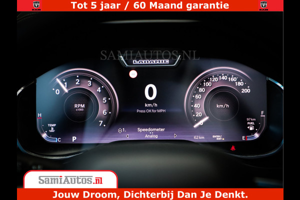 Dodge Ram 1500 Night Premium | Full Option | De Meest Luxe Pick-Up in zijn Klasse | Comfortabele Dubbele Cabine met Royale 5 Zitplaatsen | BPM vrij | Nu Leverbaar uit Voorraad | Voorraad Nr 2282 - 3332