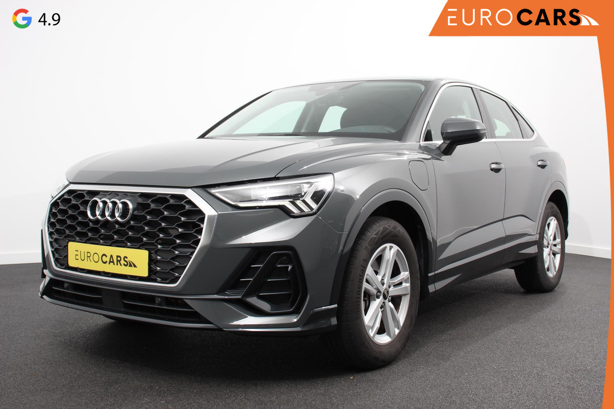 Audi Q3 Sportback 45 TFSI Attitude Plus PHEV 245 PK DEMO! climacontrol | Adaptive Cruise control | PDC V + A | Navigatie | Elektrische Kofferbak | LMV Velgen Audi Q3 Sportback 45 TFSI Attitude Plus PHEV 245 PK DEMO! climacontrol | Adaptive Cruise control | PDC V + A | Navigatie | Elektrische Kofferbak | LMV Velgen