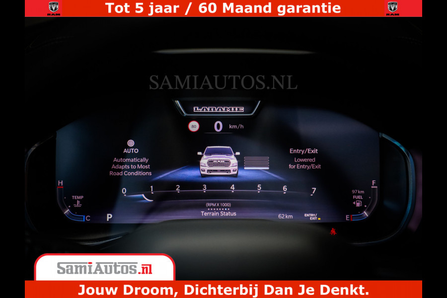 Dodge Ram 1500 Night Premium | Full Option | De Meest Luxe Pick-Up in zijn Klasse | Comfortabele Dubbele Cabine met Royale 5 Zitplaatsen | BPM vrij | Nu Leverbaar uit Voorraad | Voorraad Nr 2288 - 4952