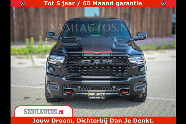 Dodge Ram 1500 Limited Night High Output 540HP 706Nm | Massage + Full Option | De Meest Luxe en Volle Pick-Up in zijn Klasse | Comfortabele Dubbele Cabine met Royale 5 Zitplaatsen | BPM vrij | Nu Leverbaar uit Voorraad | Voorraad Nr 2334 - 5409