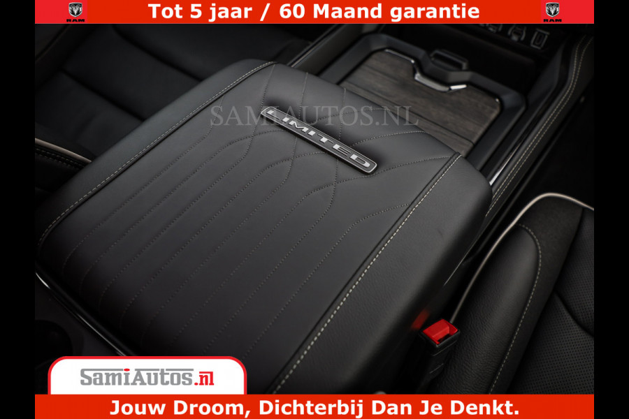 Dodge Ram 1500 Limited Night High Output 540HP 706Nm | Massage + Full Option | De Meest Luxe en Volle Pick-Up in zijn Klasse | Comfortabele Dubbele Cabine met Royale 5 Zitplaatsen | BPM vrij | Nu Leverbaar uit Voorraad | Voorraad Nr 2334 - 5409