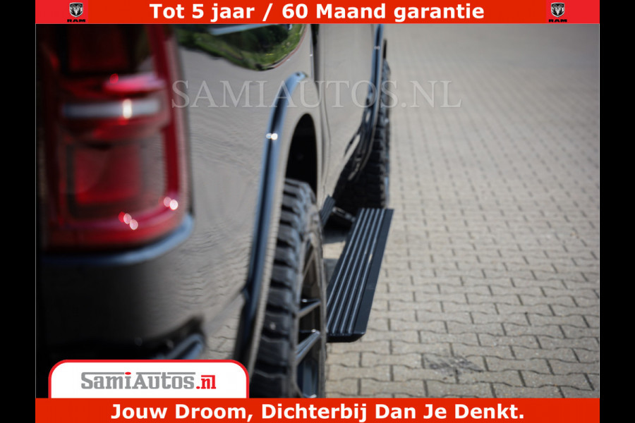 Dodge Ram 1500 Limited Night High Output 540HP 706Nm | Massage + Full Option | De Meest Luxe en Volle Pick-Up in zijn Klasse | Comfortabele Dubbele Cabine met Royale 5 Zitplaatsen | BPM vrij | Nu Leverbaar uit Voorraad | Voorraad Nr 2334 - 5409