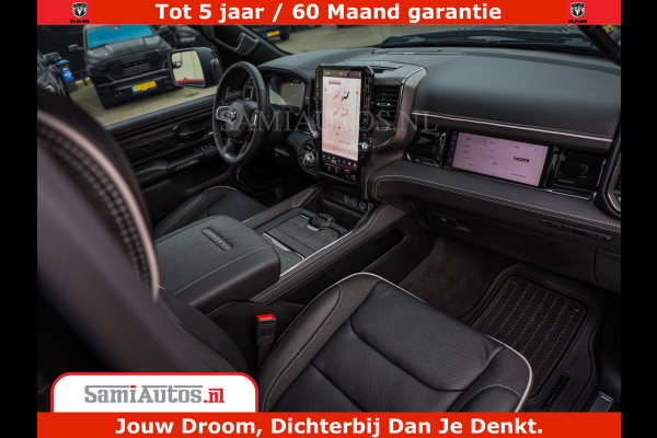 Dodge Ram 1500 Limited Night High Output 540HP 706Nm | Massage + Full Option | De Meest Luxe en Volle Pick-Up in zijn Klasse | Comfortabele Dubbele Cabine met Royale 5 Zitplaatsen | BPM vrij | Nu Leverbaar uit Voorraad | Voorraad Nr 2334 - 5409