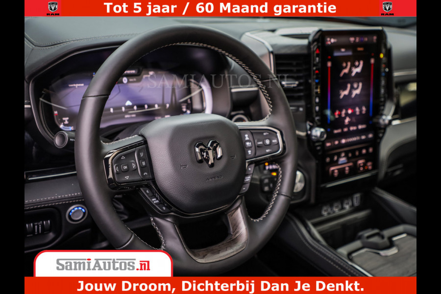 Dodge Ram 1500 Limited Night High Output 540HP 706Nm | Massage + Full Option | De Meest Luxe en Volle Pick-Up in zijn Klasse | Comfortabele Dubbele Cabine met Royale 5 Zitplaatsen | BPM vrij | Nu Leverbaar uit Voorraad | Voorraad Nr 2334 - 5409
