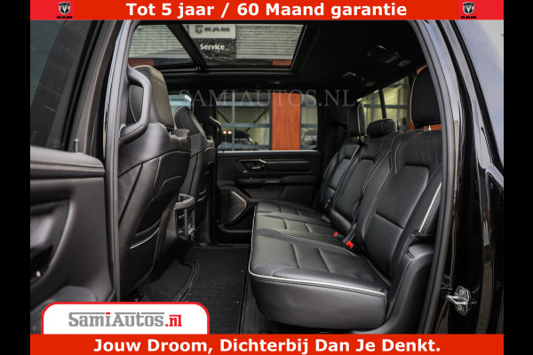 Dodge Ram 1500 Limited Night High Output 540HP 706Nm | Massage + Full Option | De Meest Luxe en Volle Pick-Up in zijn Klasse | Comfortabele Dubbele Cabine met Royale 5 Zitplaatsen | BPM vrij | Nu Leverbaar uit Voorraad | Voorraad Nr 2334 - 5409