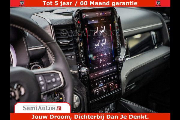 Dodge Ram 1500 Limited Night High Output 540HP 706Nm | Massage + Full Option | De Meest Luxe en Volle Pick-Up in zijn Klasse | Comfortabele Dubbele Cabine met Royale 5 Zitplaatsen | BPM vrij | Nu Leverbaar uit Voorraad | Voorraad Nr 2334 - 5409
