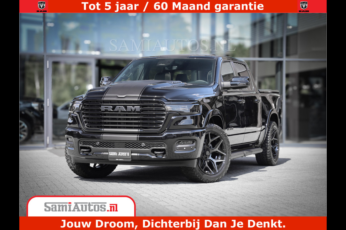 Dodge Ram 1500 Laramie Night | Face Lift | 420Pk 636 Nn | Extra Groot Scherm + Passagiers Scherm | Comfortabele Dubbele Cabine met Royale 5 Zitplaatsen | BPM vrij | Nu Leverbaar uit Voorraad | Voorraad Nr 2220 - 5039 Dodge Ram 1500 Laramie Night | Face Lift | 420Pk 636 Nn | Extra Groot Scherm + Passagiers Scherm | Comfortabele Dubbele Cabine met Royale 5 Zitplaatsen | BPM vrij | Nu Leverbaar uit Voorraad | Voorraad Nr 2220 - 5039