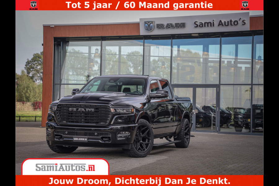 Dodge Ram 1500 Night Premium | Full Option | De Meest Luxe Pick-Up in zijn Klasse | Comfortabele Dubbele Cabine met Royale 5 Zitplaatsen | BPM vrij | Nu Leverbaar uit Voorraad | Voorraad Nr 2285 - 7648