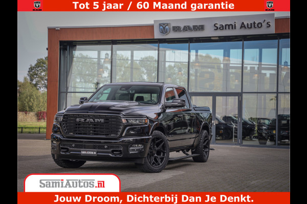 Dodge Ram 1500 Night Premium | Full Option | De Meest Luxe Pick-Up in zijn Klasse | Comfortabele Dubbele Cabine met Royale 5 Zitplaatsen | BPM vrij | Nu Leverbaar uit Voorraad | Voorraad Nr 2285 - 7648