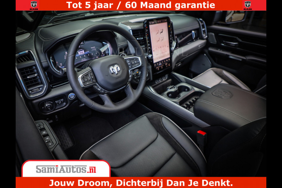 Dodge Ram 1500 Night Premium | Full Option | De Meest Luxe Pick-Up in zijn Klasse | Comfortabele Dubbele Cabine met Royale 5 Zitplaatsen | BPM vrij | Nu Leverbaar uit Voorraad | Voorraad Nr 2285 - 7648