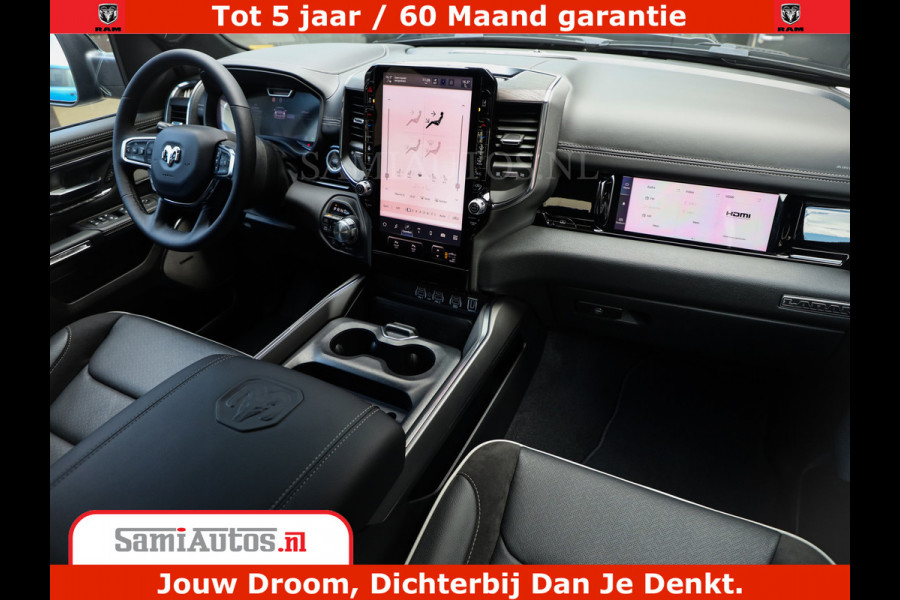 Dodge Ram 1500 Night Premium | Full Option | De Meest Luxe Pick-Up in zijn Klasse | Comfortabele Dubbele Cabine met Royale 5 Zitplaatsen | BPM vrij | Nu Leverbaar uit Voorraad | Voorraad Nr 2285 - 7648