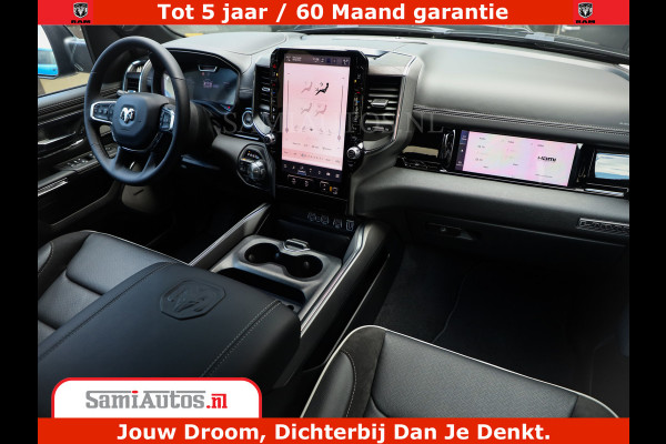 Dodge Ram 1500 Night Premium | Full Option | De Meest Luxe Pick-Up in zijn Klasse | Comfortabele Dubbele Cabine met Royale 5 Zitplaatsen | BPM vrij | Nu Leverbaar uit Voorraad | Voorraad Nr 2285 - 7648
