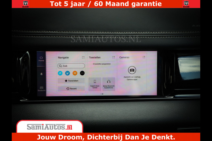 Dodge Ram 1500 Night Premium | Full Option | De Meest Luxe Pick-Up in zijn Klasse | Comfortabele Dubbele Cabine met Royale 5 Zitplaatsen | BPM vrij | Nu Leverbaar uit Voorraad | Voorraad Nr 2285 - 7648