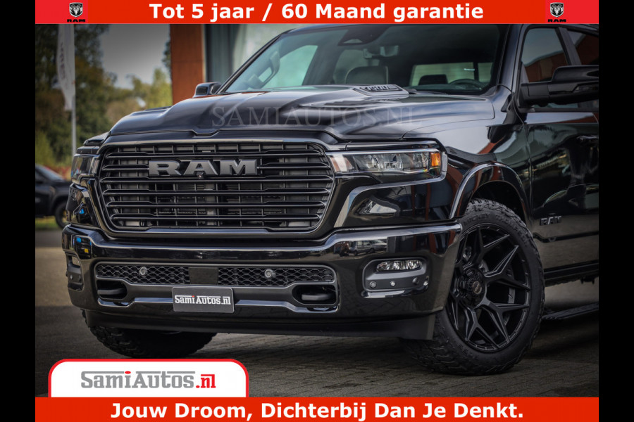 Dodge Ram 1500 Night Premium | Full Option | De Meest Luxe Pick-Up in zijn Klasse | Comfortabele Dubbele Cabine met Royale 5 Zitplaatsen | BPM vrij | Nu Leverbaar uit Voorraad | Voorraad Nr 2285 - 7648