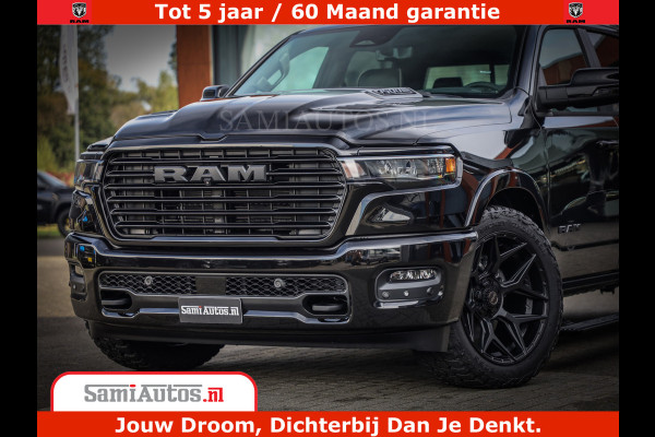 Dodge Ram 1500 Night Premium | Full Option | De Meest Luxe Pick-Up in zijn Klasse | Comfortabele Dubbele Cabine met Royale 5 Zitplaatsen | BPM vrij | Nu Leverbaar uit Voorraad | Voorraad Nr 2285 - 7648