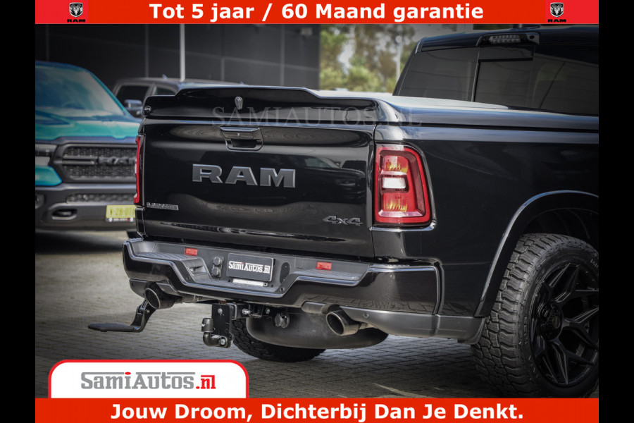 Dodge Ram 1500 Night Premium | Full Option | De Meest Luxe Pick-Up in zijn Klasse | Comfortabele Dubbele Cabine met Royale 5 Zitplaatsen | BPM vrij | Nu Leverbaar uit Voorraad | Voorraad Nr 2285 - 7648