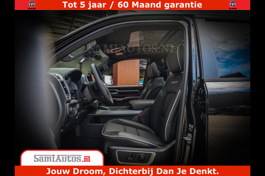 Dodge Ram 1500 Night Premium | Full Option | De Meest Luxe Pick-Up in zijn Klasse | Comfortabele Dubbele Cabine met Royale 5 Zitplaatsen | BPM vrij | Nu Leverbaar uit Voorraad | Voorraad Nr 2285 - 7648